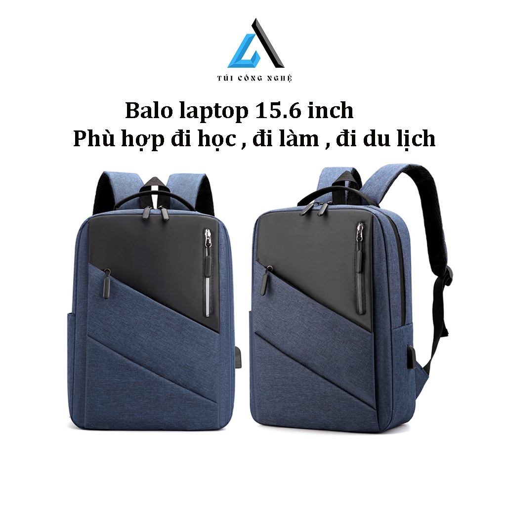 Balo Laptop 15.6 inch Thời Trang Nam Nữ Chống Nước Phù Hợp Đi Học, ĐI Làm Công Sở, Đi Du Lịch, Đựng Máy Tính 13-15.6inch