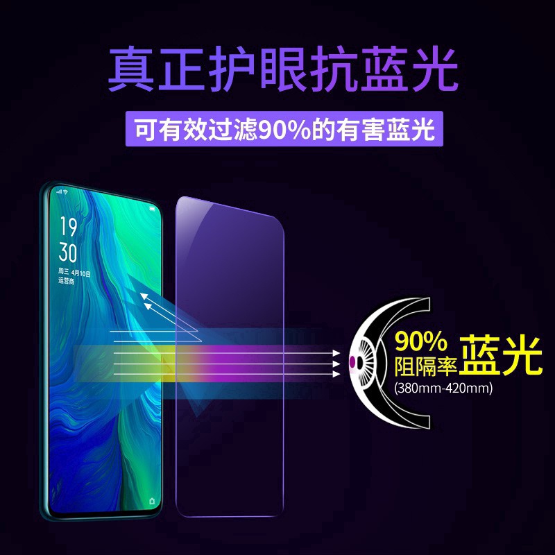Kính cường lực che phủ toàn màn hình dành thích hợp cho OPPO Reno 8T 8 5G 8Z 7 7Z 6 6Z 5 5G 4 3 Pro