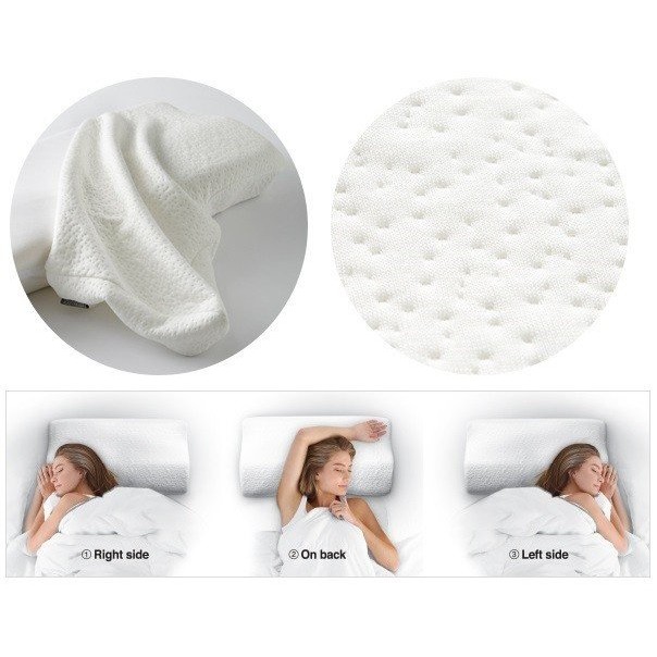 Gối cong Memory Foam Lock&Lock HLW111 (50x30x10cm)