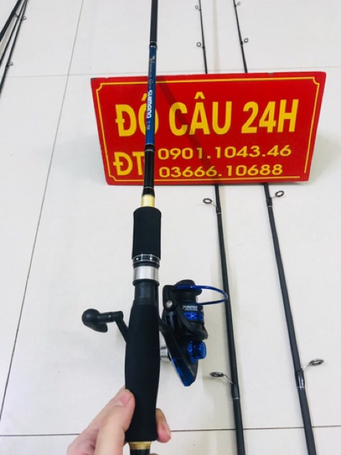 Combo Bộ Cần Câu Lure Shimano 2 Đọt Kèm Đầy Đủ Phụ Kiện