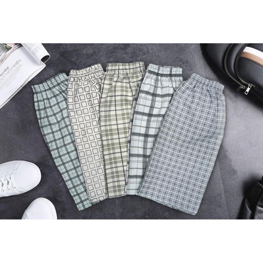 Quần đùi, quần thô, kẻ sọc caro, cotton thô 100% đẹp, short caro ( ảnh video chụp thật) | BigBuy360 - bigbuy360.vn