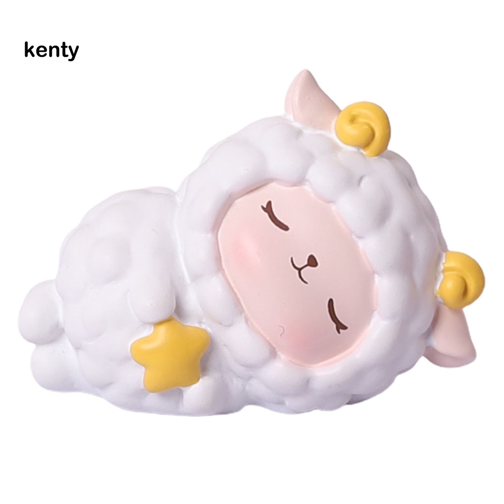 Mô hình chú cừu mini bằng nhựa dành cho trang trí cây cảnh xinh xắn