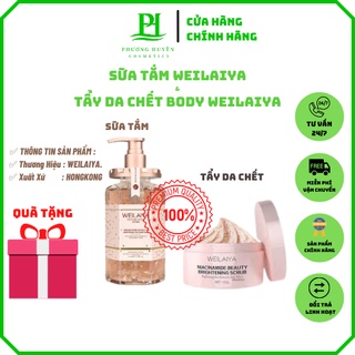 SỮA TẮM WEILAIYA & TẨY DA CHẾT BODY WEILAIYA (HÀNG CHÍNH HÃNG)