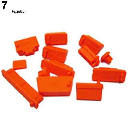 Bộ 13 nắp đậy chống bụi bằng silicon của laptop fxte _ 13 cái