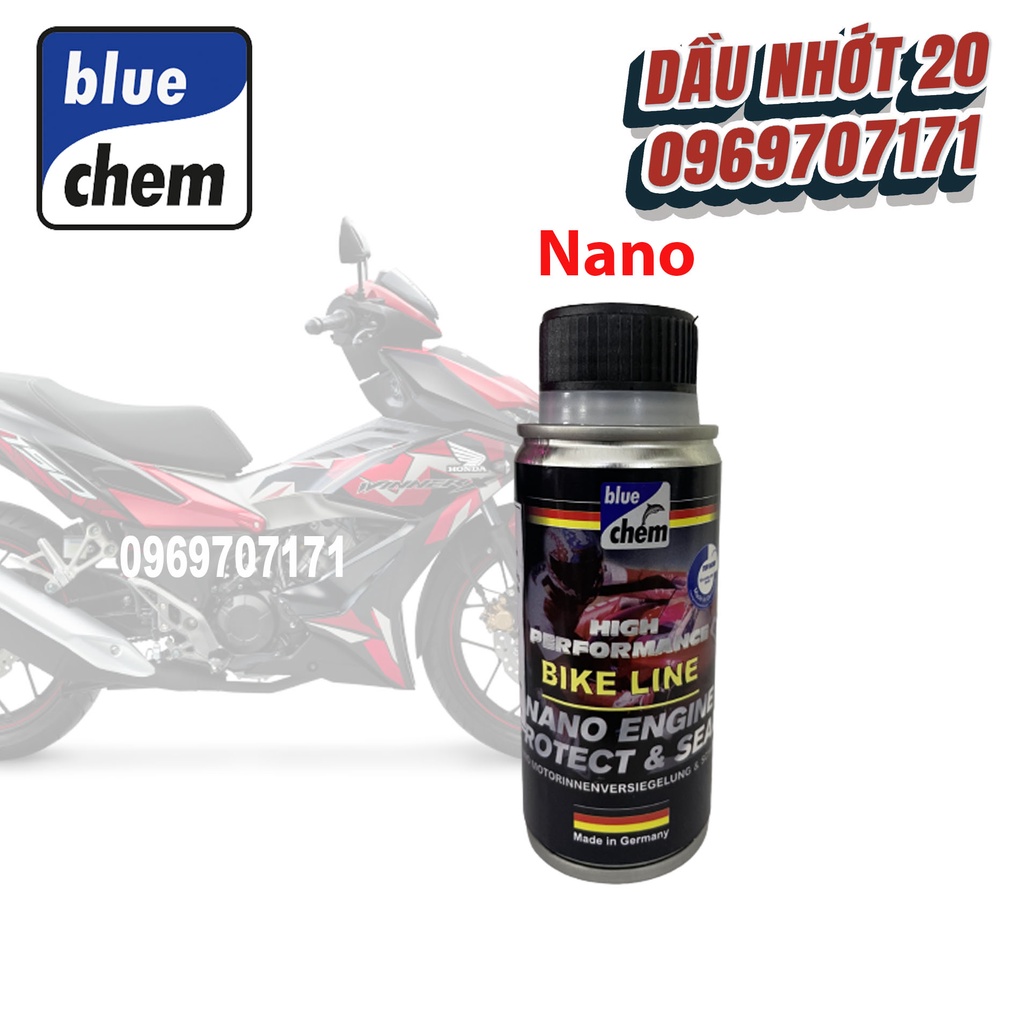 Phụ gia bảo vệ, tăng tốc động cơ Bluechem Nano Super Protect, hàng xịn giá tốt, hàng xịn giá tốt