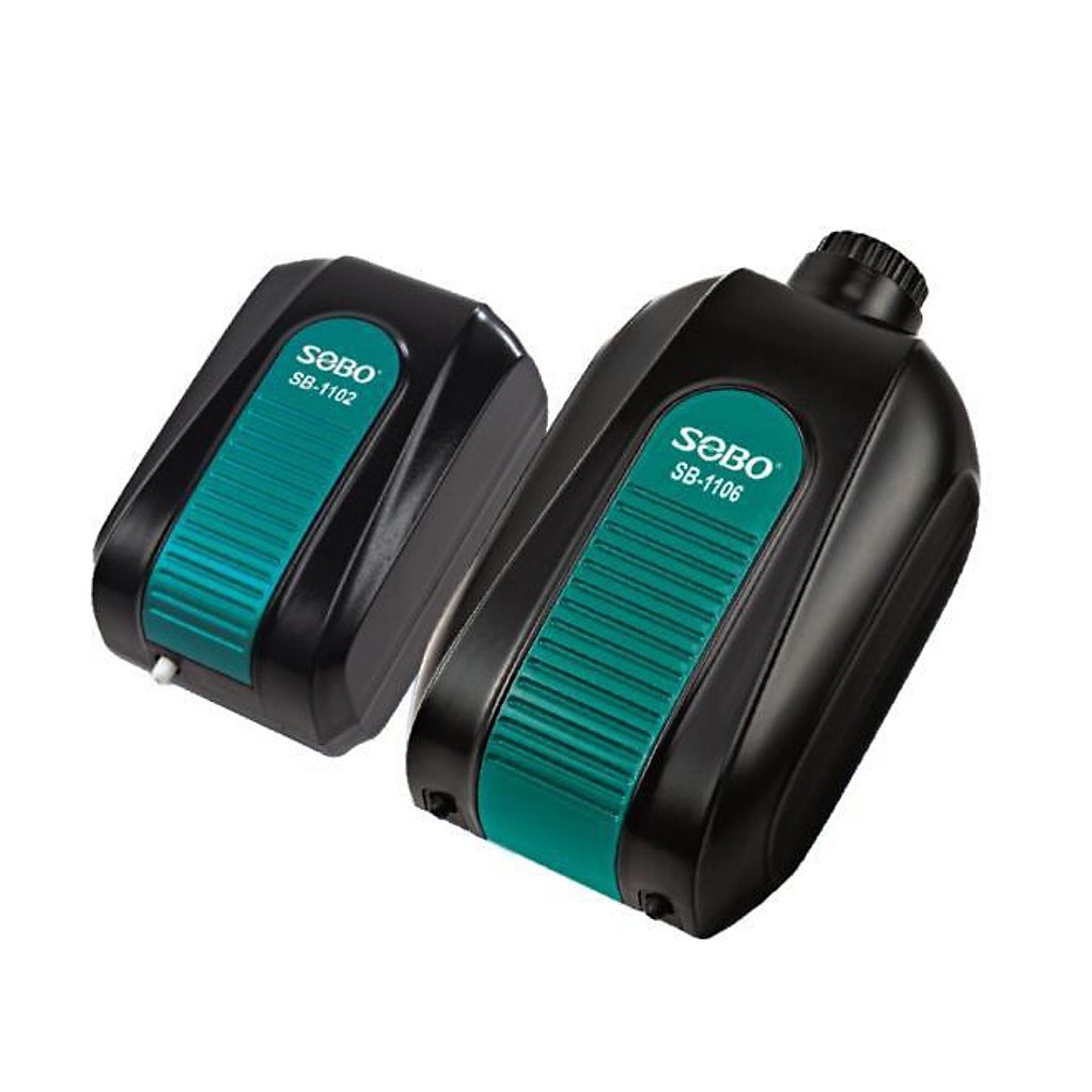 Máy Sục oxy bể cá, máy sủi oxy SOBO SB-1102 1 vòi - Chạy siêu êm