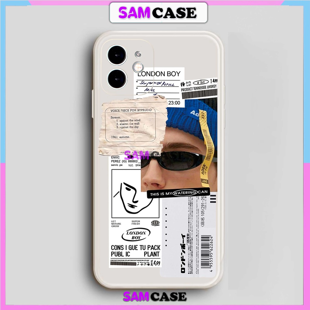 Ốp lưng iPhone cặp đôi cạnh viền vuông silicon mềm dẻo cho iphone 6/6s/7/8/X/XS/XR/11/12/13/14 Pro Plus Max dễ thương