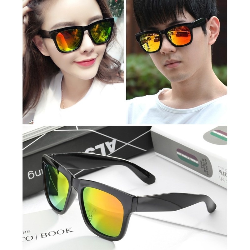 Kính mát phân cực gọng vuông chống tia UV thời trang cho cả nam lẫn nữ