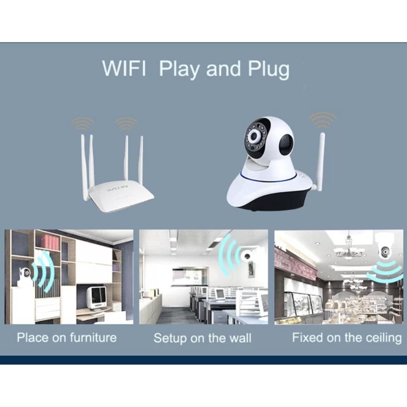 Camera giám sát và báo động PK11 (Trắng) | BigBuy360 - bigbuy360.vn