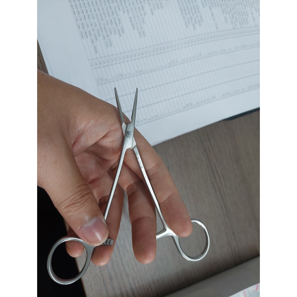 Kẹp mạch máu Halsted-mosquito cong và dài nhiều kích cỡ Hàng Chính Hãng 100%