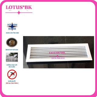 Cửa gió nan thẳng 550x150🏠BH 12 THÁNG🏠 siêu đẹp,che lỗ thẩm mỹ, có lưới inox chống muỗi, côn trùng, chuột