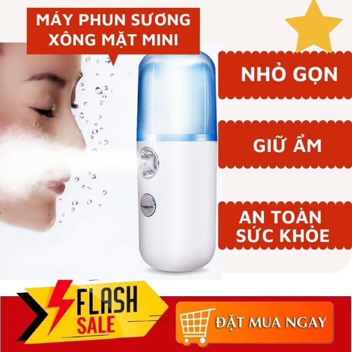 Máy phun sương mini cầm tay tạo ẩm xông da mặt giá rẻ loại tốt