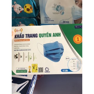 khẩu trang y tế 4 lớp Quyền Anh