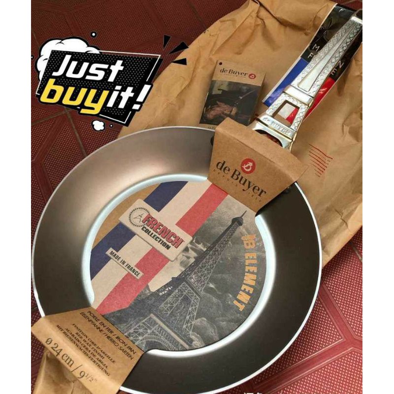 Chảo thép carbon De Buyer size 24cm