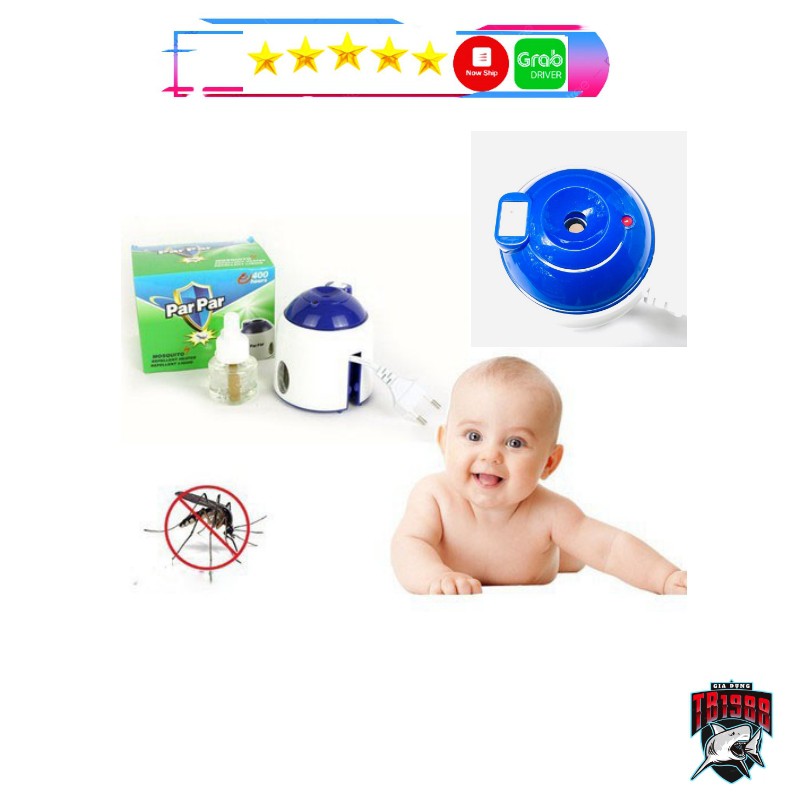 Máy đuổi muỗi xông tinh dầu (Không Lo Muỗi Đốt ).(Kèm tinh dầu )