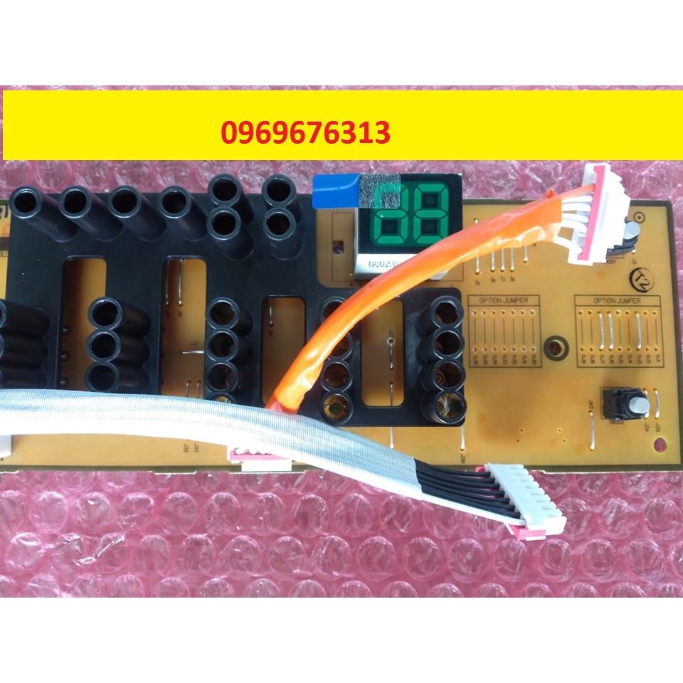 Bo mạch hiển thị máy giặt samsung cửa ngang led đơn