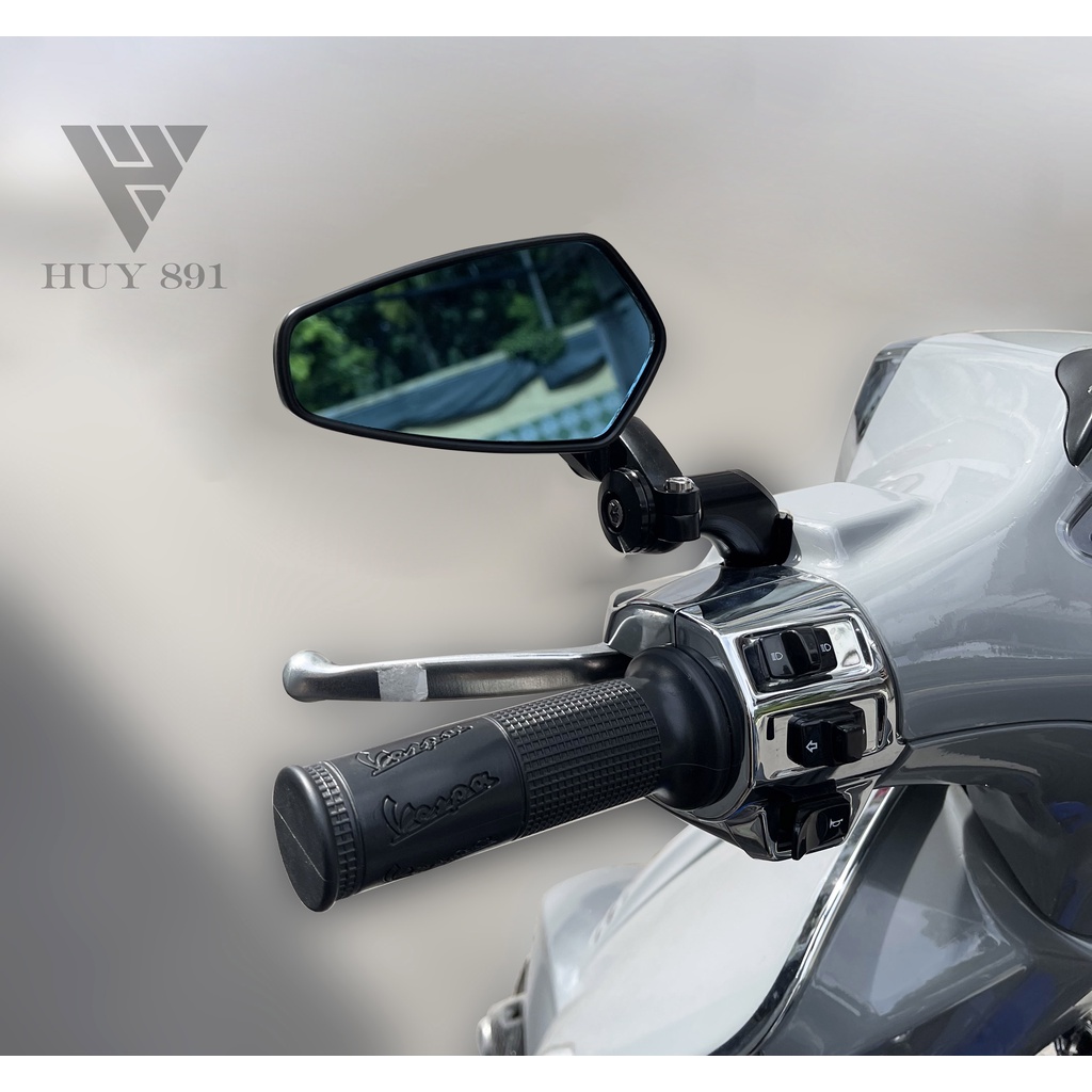 Kính CRG xanh cho xe Vespa, Yamaha, Honda