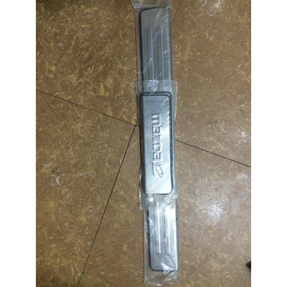 🔥 Freeship 🔥Bộ Ốp bậc cửa trong ngoài inox/ titan xe Mazda2 cao cấp/ Phụ kiện làm đẹp, đồ chơi xe Mazda 2