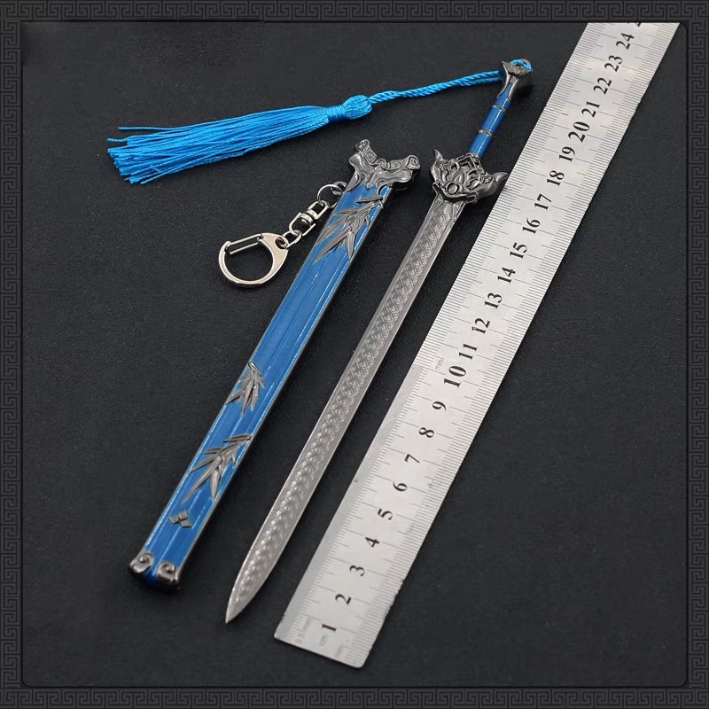 Mô hình kiếm Quân Tử Kiếm Kim Loại dài 22cm