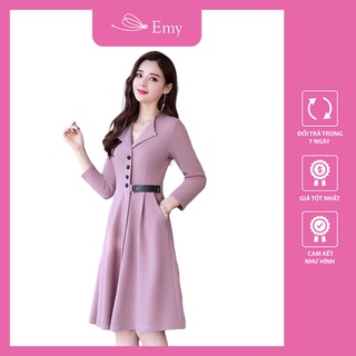 Đầm nữ dự tiệc dài dáng xòe chất đẹp Thời Trang Emy D1