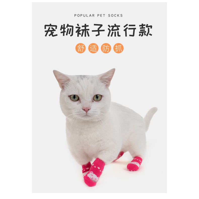 Tất Thời Trang Màu Sắc Ngẫu Nhiên Cho Thú Cưng