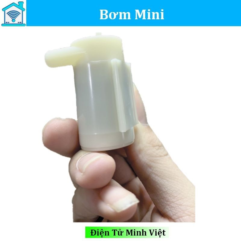 Máy bơm mini bơm chìm siêu nhỏ 3V-5V bơm mạnh và êm lưu lượng 96 lít một giờ