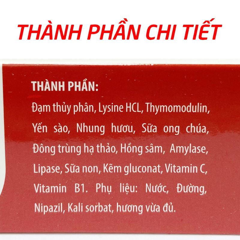 Philatop yến sào ăn ngủ ngon tăng cường sức khỏe hộp 20 ống
