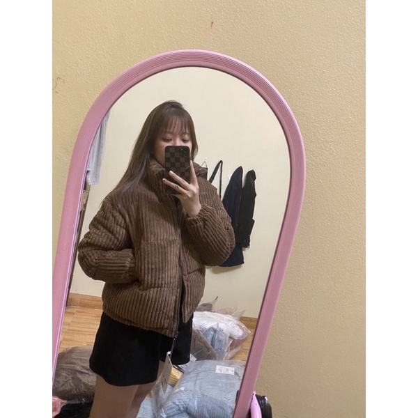 [ Ảnh thật ]  Áo phao nhung Quảng Châu cao cấp hàng có sẵn - AK01 | BigBuy360 - bigbuy360.vn