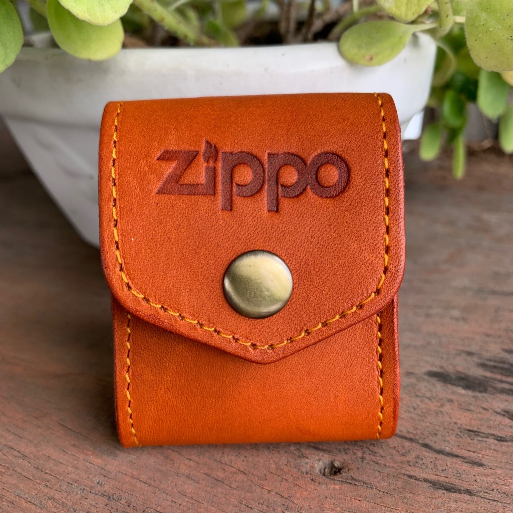 Bao Da Bật Lửa Zippo Móc Khoá Cao Cấp | TRAN LEATHER