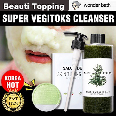 [CÓ SẴN] Sữa Rửa Mặt Rau Củ Thải Độc Trị Mun Super Vegitoks Cleanser 300ml Gía rẻ