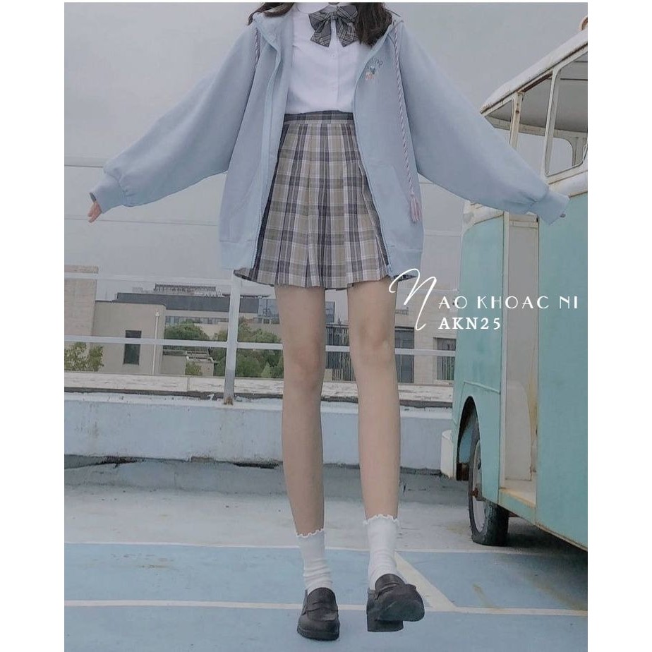 ÁO KHOÁC NỈ IN HÌNH XINH XẮN AKN25 ⚡FREESHIP⚡100% ẢNH THẬT⚡ NN CHUYÊN SỈ - NN STORE | BigBuy360 - bigbuy360.vn