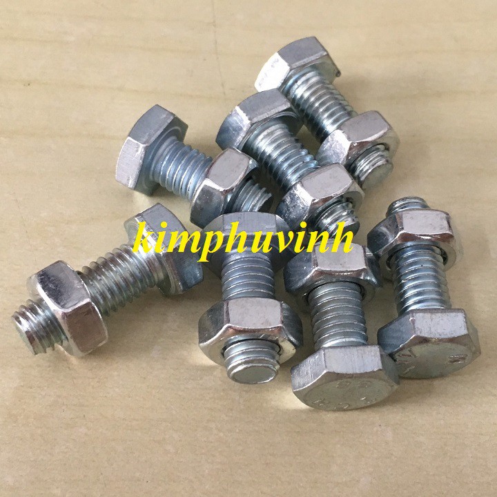 20 BỘ- 8X20MM BULONG LỤC GIÁC - BULON 8LI