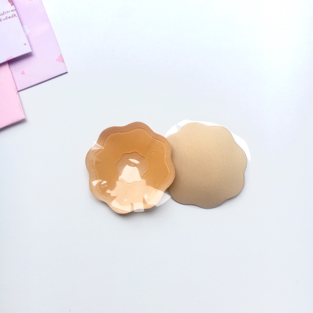 2 miếng dán ti silicon bọc vải