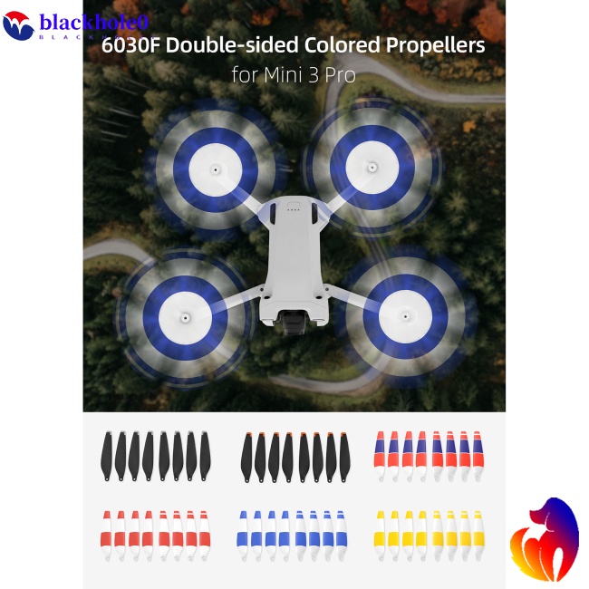 Bộ 8 Cánh Quạt Kép Nhiều Màu Sắc Chống Ồn Cho Dji Mini 3 Pro 6030f