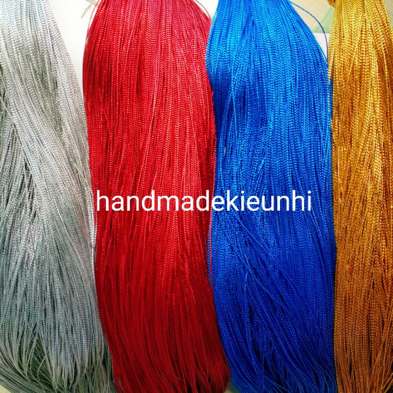 100 mét dây kim tuyến 1mm - Dây gói quà, trang trí giáng sinh , dây treo ảnh, làm handmade