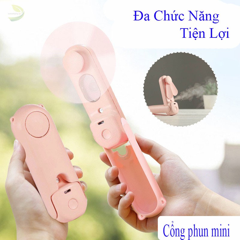 Quạt phun sương cầm tay gấp gọn tiện lợi siêu xinh- A00 | BigBuy360 - bigbuy360.vn