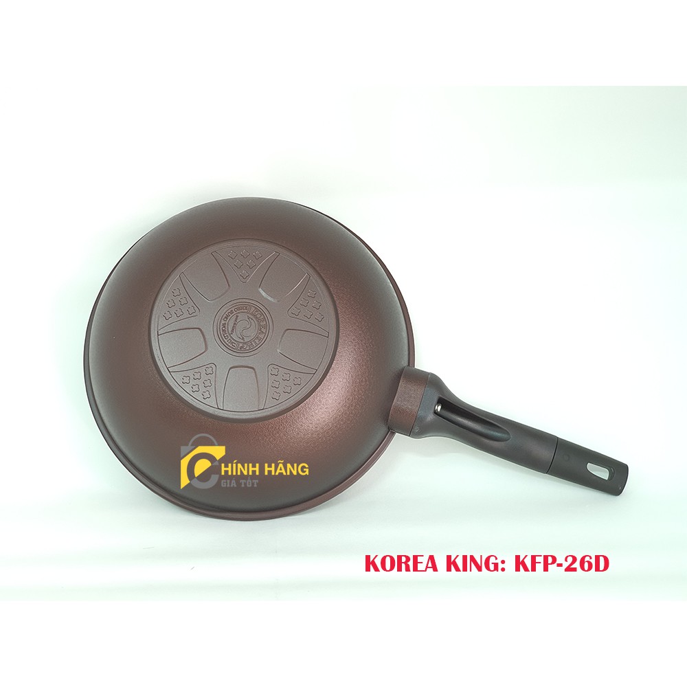 Chảo đá hoa cương sâu Korea King KFP-26D 26 cm sản xuất tại hàn quốc