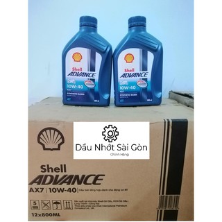 Dầu nhớt Shell Advance AX7 10w40