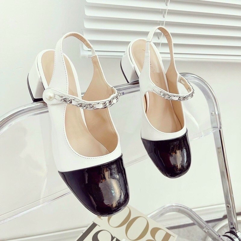 Giày cao gót búp bê đế 3 phân siêu dễ thương.