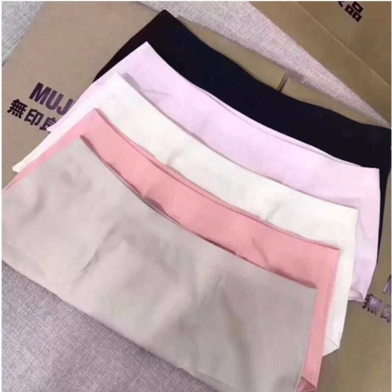 Combo 5 Quần lót nữ ♥️ Muji ♥️ chất liệu quần lót mềm mịn và không lộ viền