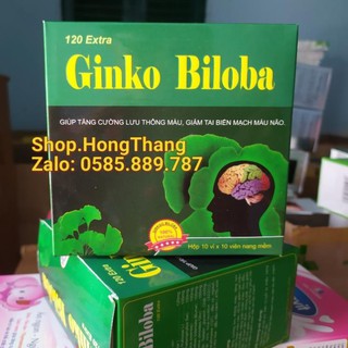 Ginkgo Biloba Cải thiện trí nhớ và chứng mất ngủ hoạt huyết dương não, đau đầu chóng mặt, ngủ k ngon giấc, trí nhớ kém