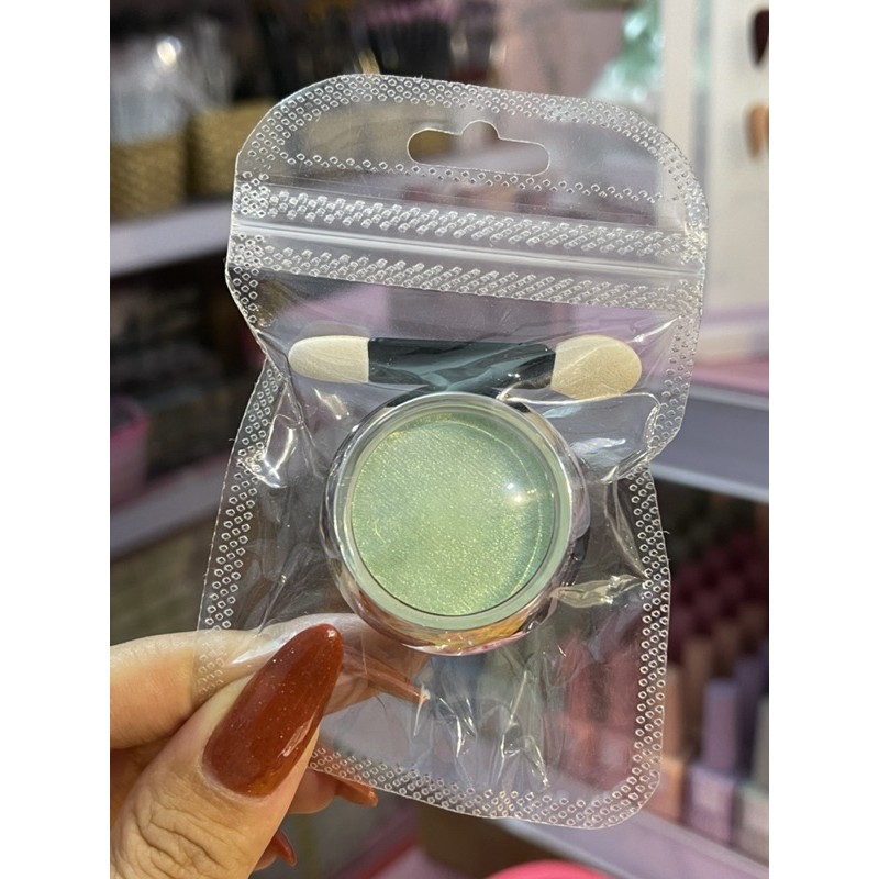 Tráng Gương Ngọc Trai Nail, Nhũ Chà Dạng Nén [Thanh Vy Nail]