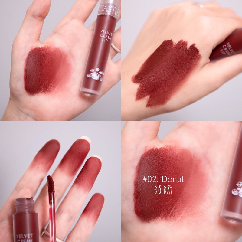 [MUA 1 TẶNG 1] SON KEM DARLING VELVET CREAM LIP | UNICORN CASTLE | Thế Giới Skin Care