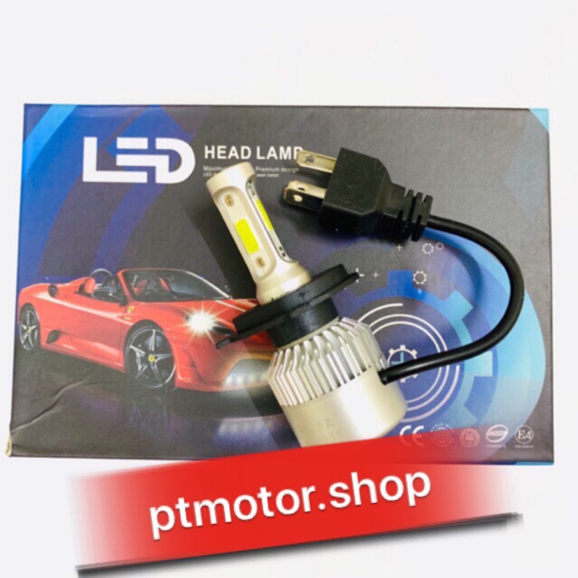 ĐÈN PHA LED C6 3 TIM LED 36W H4 BH 06 THÁNG(GIÁ 1 BÓNG) mQ.shop