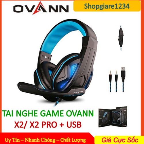 Tai nghe chuyên game OVANN X2 Pro - Có Đèn LED, Âm Thanh Tuyệt Hảo