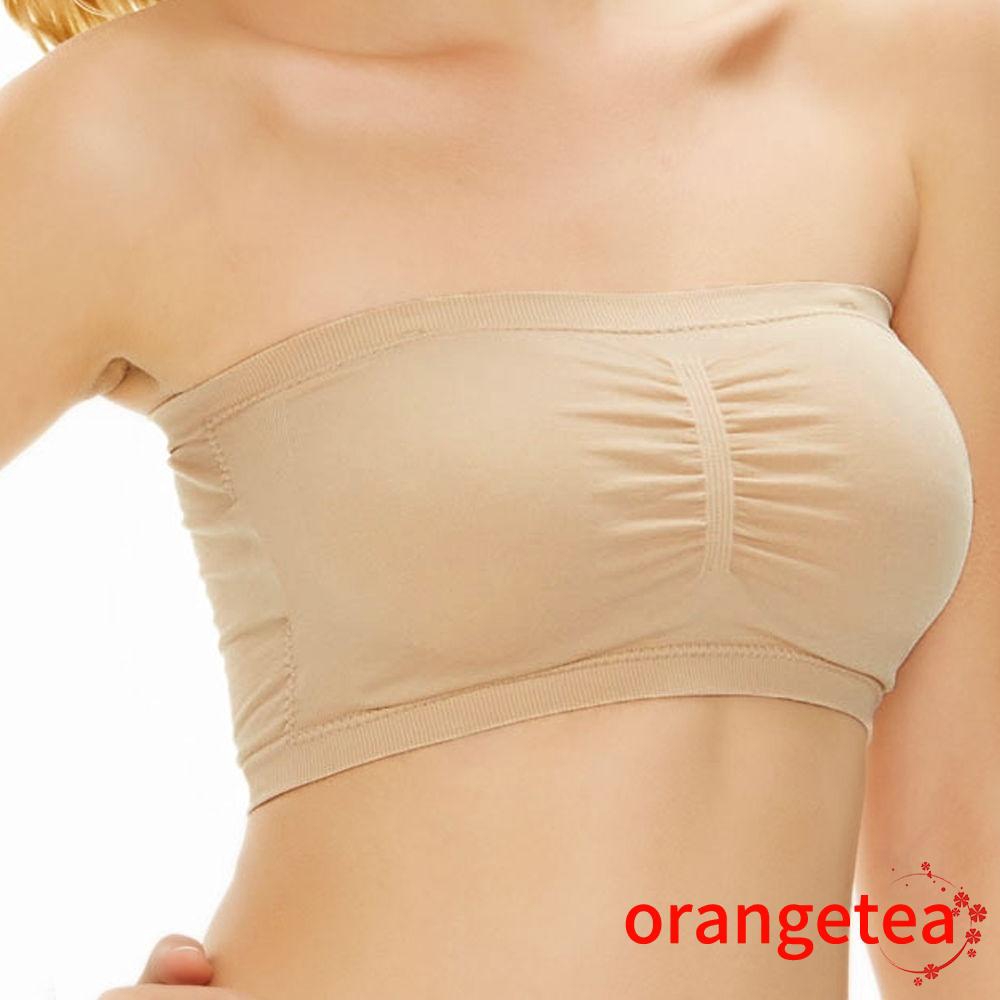 Áo lót nữ dạng ống màu trơn chất lượng cao