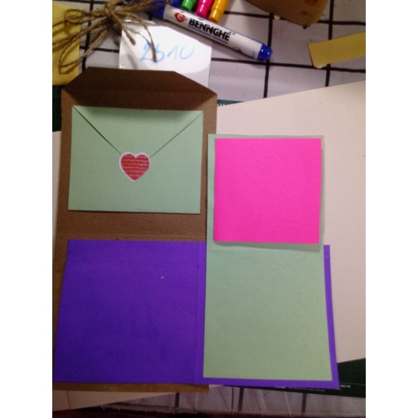 2510 card love handmade gắn hình