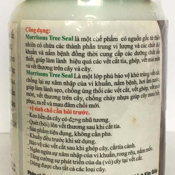 Keo liền sẹo Mỹ dùng cho hoa lan, hoa hồng, cây cảnh lọ 100g - Tree Seal 100g Morrisons (USA)