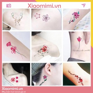Hình xăm, sét 10 hình dán xăm đa dạng dòng(siêu đẹp siêu rẻ)