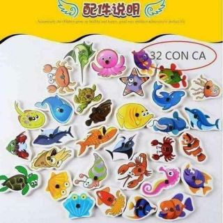 Bộ đồ chơi câu cá gỗ